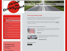Tablet Screenshot of driving-point.de